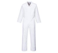 Portwest Food Coverall, Size: S, Colour: White, 2201WHRS