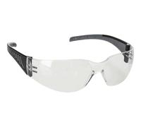 Portwest Wrap Around Pro Safety Glasses Black Clear