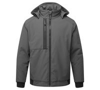 Portwest WX2 Eco Hooded Insulated Softshell Jacket Fleece Lined Padded WorkWear