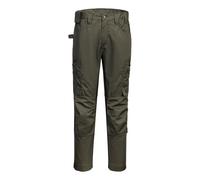 Portwest CD881 WX2 Eco Stretch Trade Trousers Multi Pocket | Forest Nights, 34 Waist, Breathable Ventilation, Recycled Fabric, Flexible Fit, Sustainable, Durable
