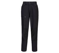 Portwest CD887 Women's WX2 Work Trousers - Slim Fit Lightweight Eco Stretch Trousers with Pockets Black, 38