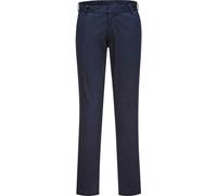 Portwest WX2 Womens Stretch Slim Chino Trousers Dark Navy 32" 31"