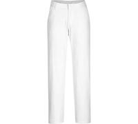 Portwest WX2 Womens Stretch Slim Chino Trousers White 28" 31"