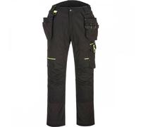 Portwest WX3 Eco Stretch Holster Trousers Black Waist: 40" Inside 40" 31"