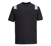 Portwest FR712 WX3 Flame Resistant T-Shirt Black 2XL Colour: Black, Ch 2XL