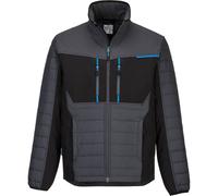 Portwest WX3 Mens Hybrid Baffle Jacket Metal Grey XL