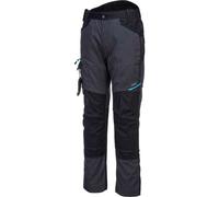 Portwest T701 Mens WX3 Work Trousers - Reinforced Safety Workwear Trousers with Kneepad Protection Metal Grey Short, 38