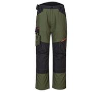 Portwest T701 Mens WX3 Work Trousers - Reinforced Safety Workwear Trousers with Kneepad Protection Olive Green, 48