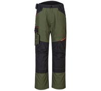 Portwest T701 Mens WX3 Work Trousers - Reinforced Safety Workwear Trousers with Kneepad Protection Olive Green, 42