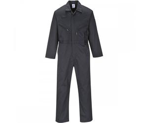 Portwest Zip Boilersuit Black Size: M Size: M, Inside Leg: 31", C M 31"