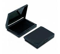 PORUPAEL 2 PCS Black Ink Pads - Premium Large Stamp Pads with Quick-Dry Ink for Clear Impressions, Ideal for Office, Home, Crafting & Professional Stamping