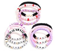 PORUPAEL 9Pcs for K-pop Demon Merch Bracelets Inspired Bracelets, Stackable Stretch Bracelets for H-untrix K-Pop Stuff Fans Cosplay Outfit Gifts Accessories Jewelry Birthday Christmas (MULTICOLOR B)