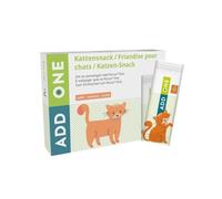 Porus Add One Salmon Flavour, 30 x 10 g, Supplementary Feed for Cats, Delicious Pampering Snack for Mixing in by Porus One