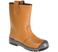 Portwest Safety Rigger Boots Steelite S1P CI Scuff Cap Tan Size 11