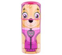 POS 33666 Water Bottle with Paw Patrol Design, Skye Motif, Plastic, BPA and Phthalate-, Capacity approx. 350 ml, Ideal for Travel, Nursery and Sports, for Boys and Girls