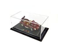 Pos Display Shop 1/18 / 1:18 Scale Model Car Presentation Display Case Box - Acrylic - Clear case with Black base