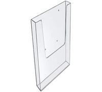 Pos Display Shop 5 x 1/3rdA4 DL Size (NotA4) 105mm WIDE Portrait Wall Mountable Narrow Leaflet Brochure Menu Information Holder Dispenser LDS5200 Recyclable!