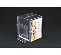 Pos Display Shop Clear Acrylic Suggestion Comments Ballot Feedback Collection Box with Leaflet Holder + A5 Portrait Poster Holder PDS9470 (Clear) Recyclable!