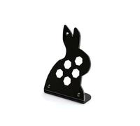 Pos Display Shop Coin Display Holder Stand Case Frame - Ideal for Beatrix Potter Peter Rabbit 50p Coin Set - Rabbit Shape - Black + Clear Acrylic