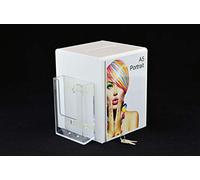 Pos Display Shop Lockable White Acrylic Suggestion Ballot Comments Feedback Charity Collection Box with Leaflet Holder + A5 Poster Holder - PDS9470 Lock White - Recyclable