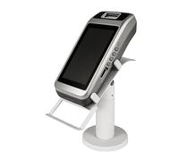POS Machine Display Stand, Adjustable Metal Rack, Anti Tip Fixture with Reliable Build, Retail Accessory with Portable Utility, 8.27x3.94x3.74inch Counter Organizer, Display Gear for Supermarket Shop