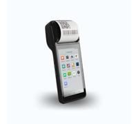 POS PDA H10 Receipt Printer Android 13 and 80mm High Speed Thermal Printer 5.5’ Touch Screen. Handheld Mobil Point of Sale Tablet. Scan 1D/2D/QR barcodes. Support 2.4G/5G. 2GB Ram+16GB ROM (Black)