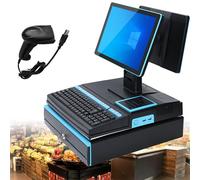 POS System with 15.6 inch Touch Screen, Built-in Printer, and Keyboard - Windows 10 for Retail and Restaurant Operations