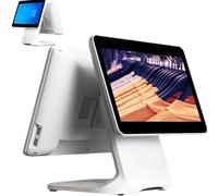 POS Touch Screen Monitor System for Small Business, Multi-Touch Display with CPU N2930, 4GB RAM, 64GB SSD, Windows 10, Ideal for Office and Restaurant Use