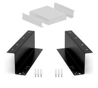 POS VALLEY Under-Counter Mounting Brackets for Cash Drawer - 2X Mounting Rails for 41x41cm Cash Drawers, Easy Installation, Heavy Duty Steel, Bracket for Cash Register & POS Systems