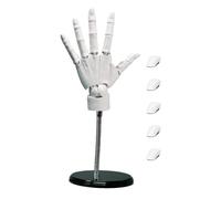 Posable Art Hand, Realistic Sketching Manikin Hand, Jointed Design with Drawing Support, Wooden Figure Model Tool, Studio Prop with Natural Style, Creative Practice for Illustration Design