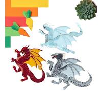 Posable Cat Paper Doll Craft Kit, 14 Movable Joints DIY Cat Paper Craft Toy, Flexible Animal Figure Papercraft Kit, Fun Flexible Posable Jointed Bulldog Decor, Creative Gift For Christmas And Ha