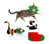 Posable Cat Paper Doll Craft Kit, 14 Movable Joints DIY Cat Paper Craft Toy, Flexible Animal Figure Papercraft Kit, Fun Flexible Posable Jointed Bulldog Decor, Creative Gift For Christmas And Ha