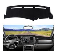 POSAID Dashboard Dash Board Cover Mat Carpet for 1999-2006 Chevrolet Silverado GMC Sierra, 2000-2006 Chevy Avalanche Tahoe Suburban GMC Yukon Pickup, Black