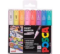 POSCA 238212173 Permanent Paint Marker Assorted Fine Bullet - 0.7 mm Pack of 8
