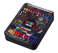 Uni Posca Artist Pencils KPA-100 Pack of 24 Assorted Colours, none