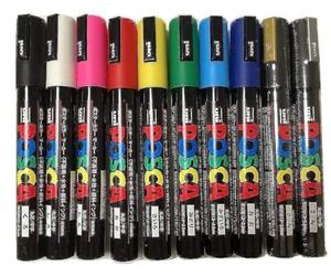 Posca Colouring - PC-5M - Pack of 10 Colours