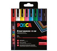 Posca Fine Tip Basic Colors 8 Pc (401659) Marker Pen Multicolor Kids