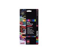 Uni Posca KPA-100 Wax Pastels Standard Essential Set Pack of 12, none