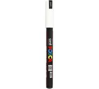 Uni : Posca Marker : PC-1MR : Ultra-Fine Pin Tip : 0.7mm : White