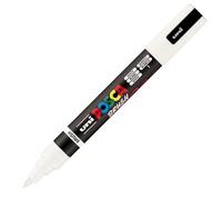 POSCA Mitsubishi Pencil - PC5BR - Medium Semi-Flexible Brush Tip - Water-Based Paint - All Purpose - White