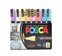 POSCA PASTEL Marker Set for Art 8 Pieces PC5M-8SOFT