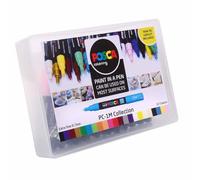 Uni Posca Marker Extra Fine Tip PC-1M Collection Box Pack of 22, Assorted