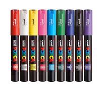 POSCA PC-1M Extra-Fine Tip Acrylic Paint Marker Pens (9-Pack)