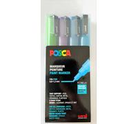 Posca Pc-3M Acrylic Paint Marker with Round Tip, 0.9-1.3mm/ Single or in Set