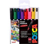 POSCA PC-3M Set of 8 Standard Colours