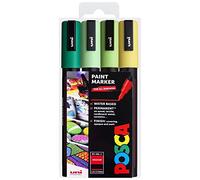 POSCA - PC-5M - Paint Marker Art Pens - 1.8-2.5mm - Meadow Tones Set of 4 in Wallet