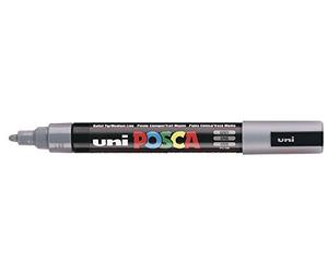 Posca PC-5M Paint Marker Art Pens - 1.8-2.5mm Nib - Grey Ink (1)