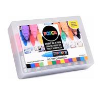 POSCA PC-7M Acrylic Paint Marker Pens, Standard Colours, (15-Pack)