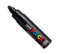 Posca PC-7M Paint Marker Art Pens - Large Bullet Nib 4.5-5.5mm - 15 Colours - New for 2017 - Black