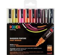 Posca Pc5m-medium Tip Warm Marker Pen 8 Units